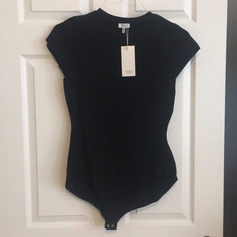 Tobi Black Bodysuit w/ Pocket